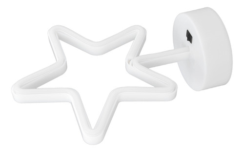 Escritorio Led Usb Con Estrella De Cinco Puntas, Cálido Letr