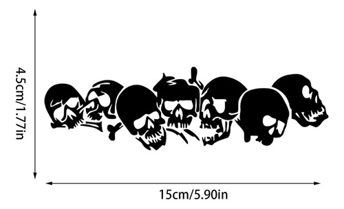Calcomanías Para Coche De Halloween Pegatinas De Calaveras P
