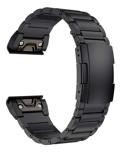Malla Ldfas Para Reloj Garmin Fenix 5 5 Plus 6 6 Pro Negra Env o