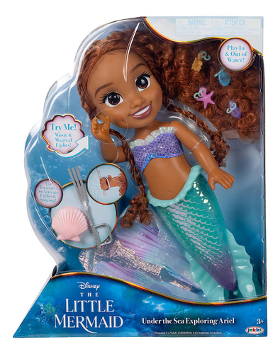 La Sirenita Muñeca Feature Large Doll. Ariel Bajo El Mar