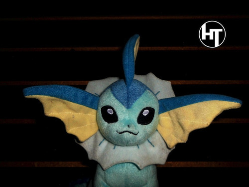 Imagen 3 de 10 de Pokemon, Vaporeon, Hermoso Peluche, Tomy Takara, 8 Pulgadas