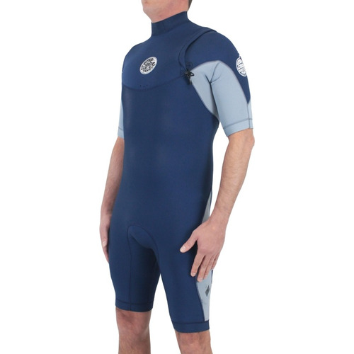 Short John Rip Curl E-bomb Pro Zip Free 2/2 Navy Grey