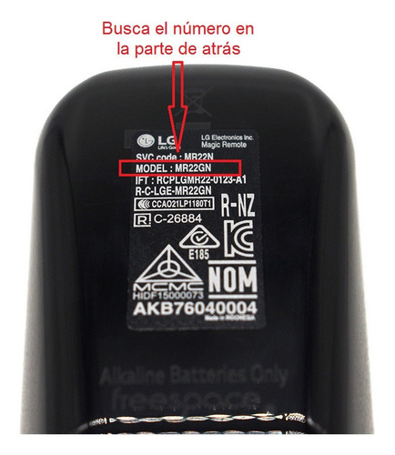 Mr22gn Control Remoto Magic LG 2022 Con Nfc