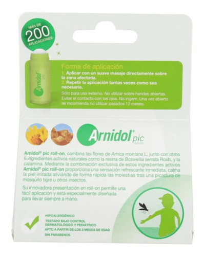 Pacote Arnidol Pic Stick 2 Peças
