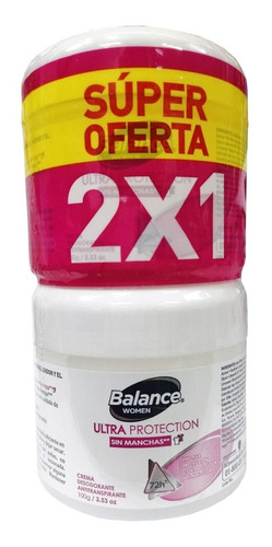 Desodorante En Crema Balance Women 100 Gr 2x1