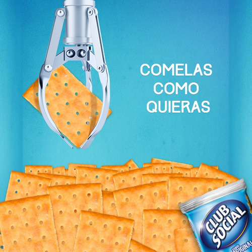 Caja Galletitas Club Social Jamon Horneadas Saladas Pack