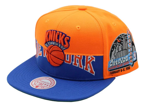 Gorra Mitchell & Ness New York Knicks Half N Half Basquetbol