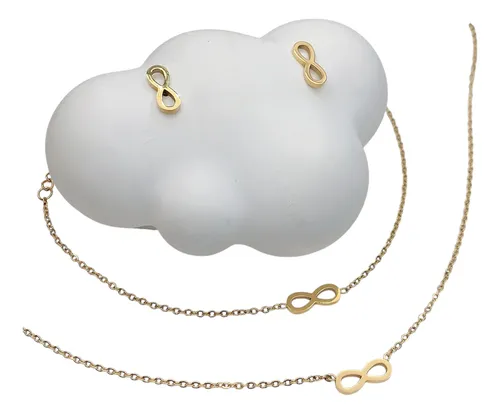 comprar Regalo Perfecto Set Collar+pulsera+aretes Colección Infinito