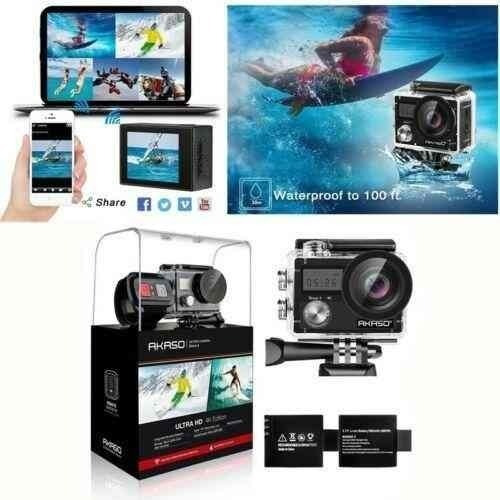 Impermeable Ultra Hd 4k Wifi Acción Deporte Akaso Valie-8035