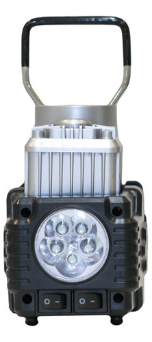 Imagen 3 de 6 de Compresor Aire Valija Herramientas Kit Repatacion Neumatico Color Gris Fase Eléctrica Monofásica