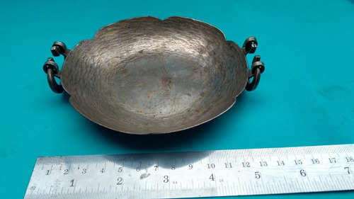 Meonli: Viejo Cenicero Bronce Sello Plateria Antigua Bhx Ccn (Usado)