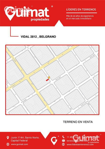 Imagen 3 de 12 de Terreno - Belgrano - Lideres En Terrenos - Guimat Propiedades