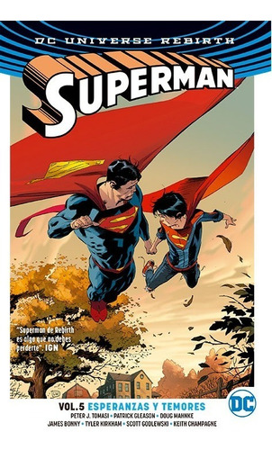 Comic Dc Universe Rebirth Superman Vol. 5 Esperanzas Temores