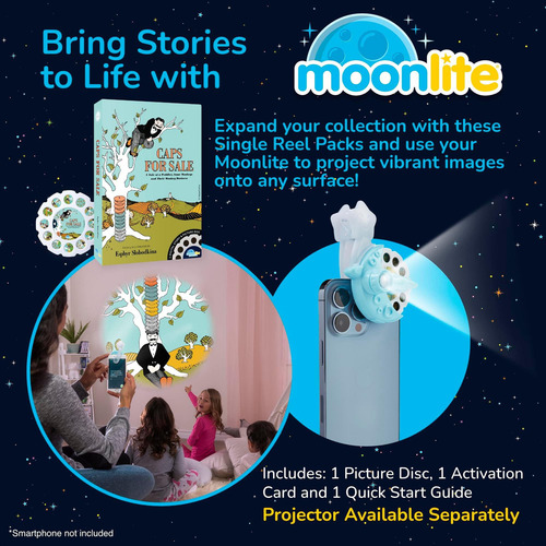 Libro Interactivo Moonlite Storytime Con Carrete Y Sorpresas