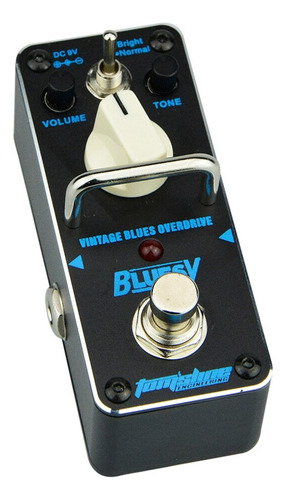 Pedal Guitarra Baixo Bluesy Distortion Overdrive Tomsline