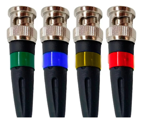 Extensão 4m Cabo Siliconado Bnc X Bnc Para Osciloscópio
