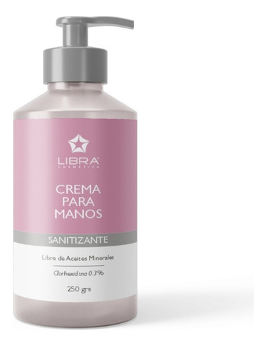 Crema Para Manos Sanitizante X 500grs Libra Cosmetica