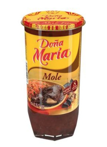 Caja Mole Rojo Doña Maria De 235 Grs Con 24 Piezas