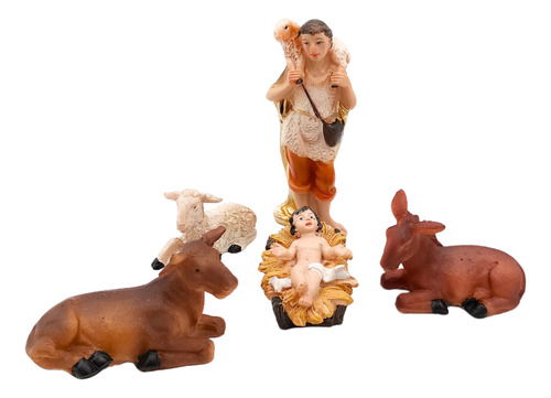 Pesebre Navideño Figuras Sagrada Familia Ceramica Artesanal