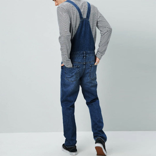 O Pantalones Vaqueros Lavados Para Hombre, Overol, Ropa De C