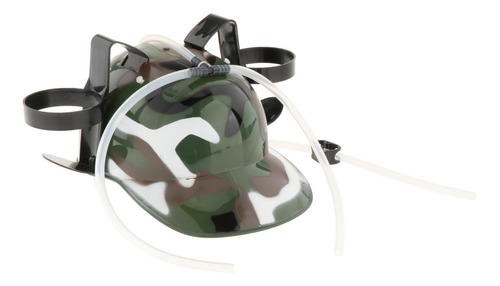 Casco Para Beber Ajustable Camuflaje Verde Camuflaje Verde