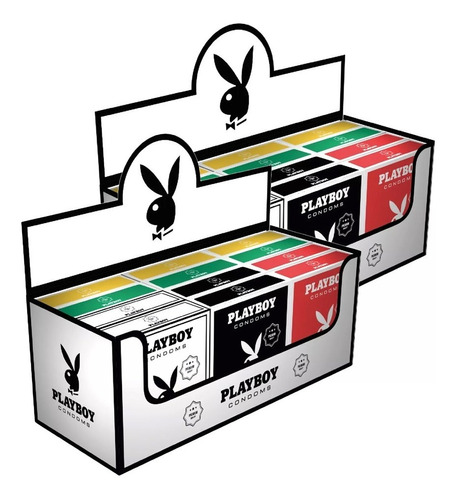 Preservativos Condones Playboy Mixtos Caja X72 Unidades 24x3