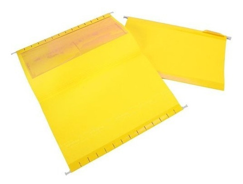 Carpeta Nepaco Plus Colgante Color Naranja X25u C/divisiones