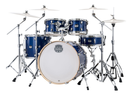 Batería Serie Mars Maple Midnight Blue Mm529sf-5pch-od-s Map Color Azul