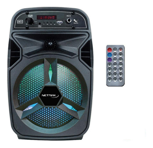 Parlante Inalámbrico Bluetooth Equipo Karaoke Caja Box NETMAK NM-24SIETE