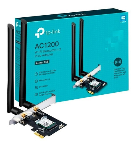 Tarjeta Red Inalámbrica Tp-link Archer T5e Ac1200 Wifi + Bt