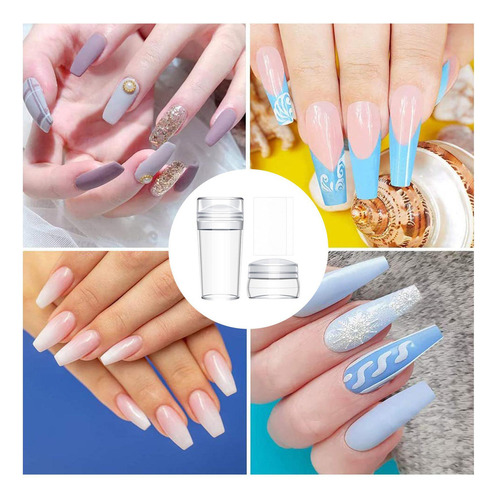 Sc Kit De Estampado De Uñas Sello De Salón De Uñas Sello De