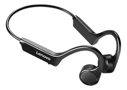 Fone de ouvido neckband sem fio Lenovo X4 preto