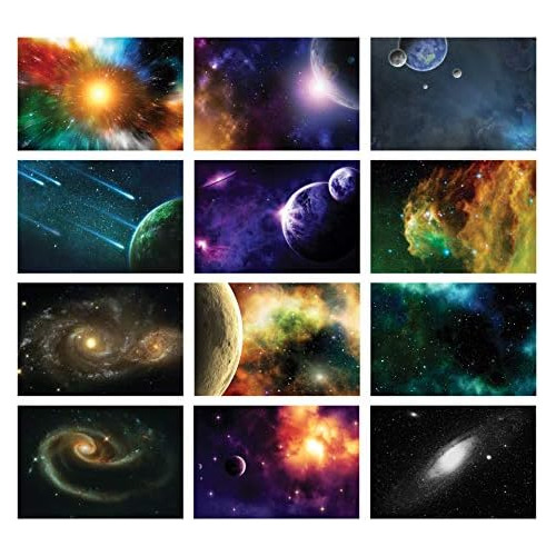 Serie De Postales Galaxy (paquete De 36), Juego Variado...