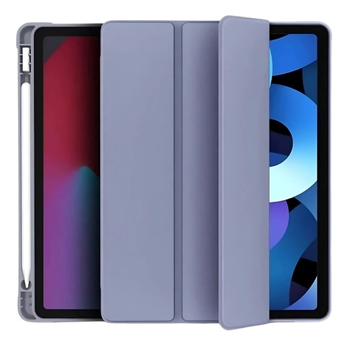 Capa Smart Case Para iPad Air M2 13'' Lavanda Furo Caneta