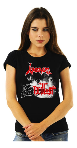 Polera Mujer Venom Bloodlust Metal Impresión Directa