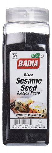 Badia Whole Spice, Semilla De Sésamo Negro 16 Oz, 1.00 Y Cue