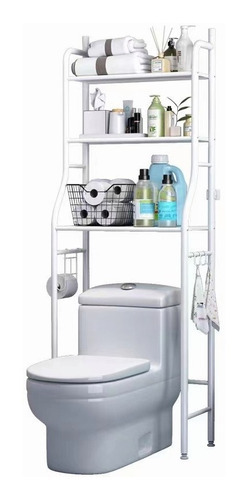 Mueble Organizador Baño Rack Estante Sanitario Toallero