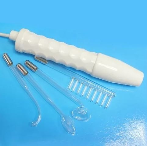 Alta Frecuencia Portátil Facial Y Corporal 4 Electrodos.