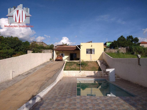 Imagem 1 de 19 de Linda Chácara Com 2 Dormitórios, Piscina, Edícula, Jardim, Ótima Localização, À Venda, 484 M² Por R$ 235.000 - Zona Rural - Bragança Paulista/sp - Ch0855