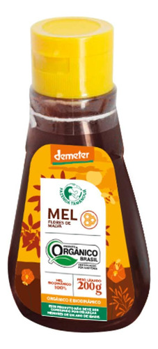 Mel Malva Preta Biodinâmico Fazenda Tamanduá 200g