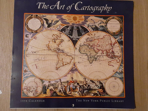 Calendario Art Of Catography New York Library 1998 Antigmapa