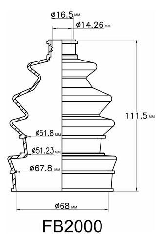 Bota Flexx Boot Fb2000 Atv Universal Cv