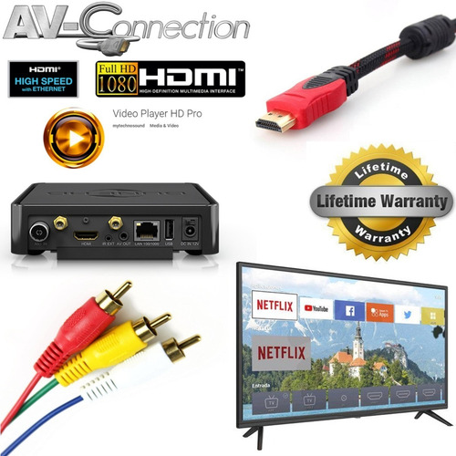Imagen 3 de 4 de Cable 1.5mt Convertidor Hdmi Macho Rca Macho Audio Vídeo W9