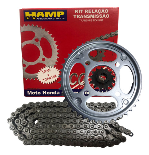 Kit Relação Original Honda  Hamp Cg 150 Fan 2011 A 2013