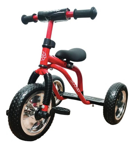 Triciclo Basico Scoop Rojo +3 Años
