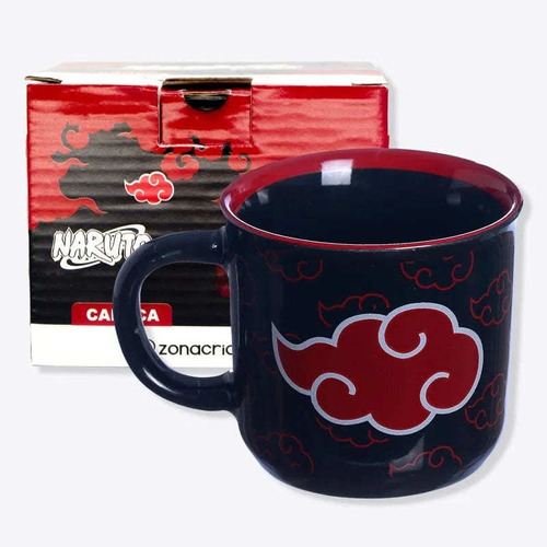 Taza pequeña de cerámica Akatsuki Naruto, 200 ml