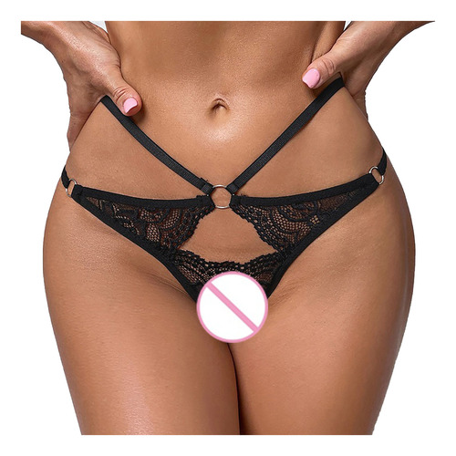 Bragas De Lencería Holgada De Encaje Liso Para Mujer En Form