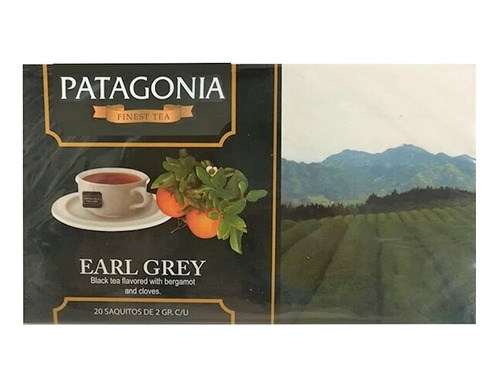 Té Earl Grey (20 Saquitos) Patagonia