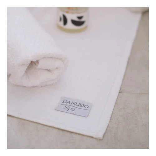 Toalla De Piso Pie De Baño 700 Gramos Danubio Spa - Hotel Blanco