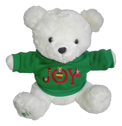 Peluche Oso Polar Capucha Joy 40cm Dandee